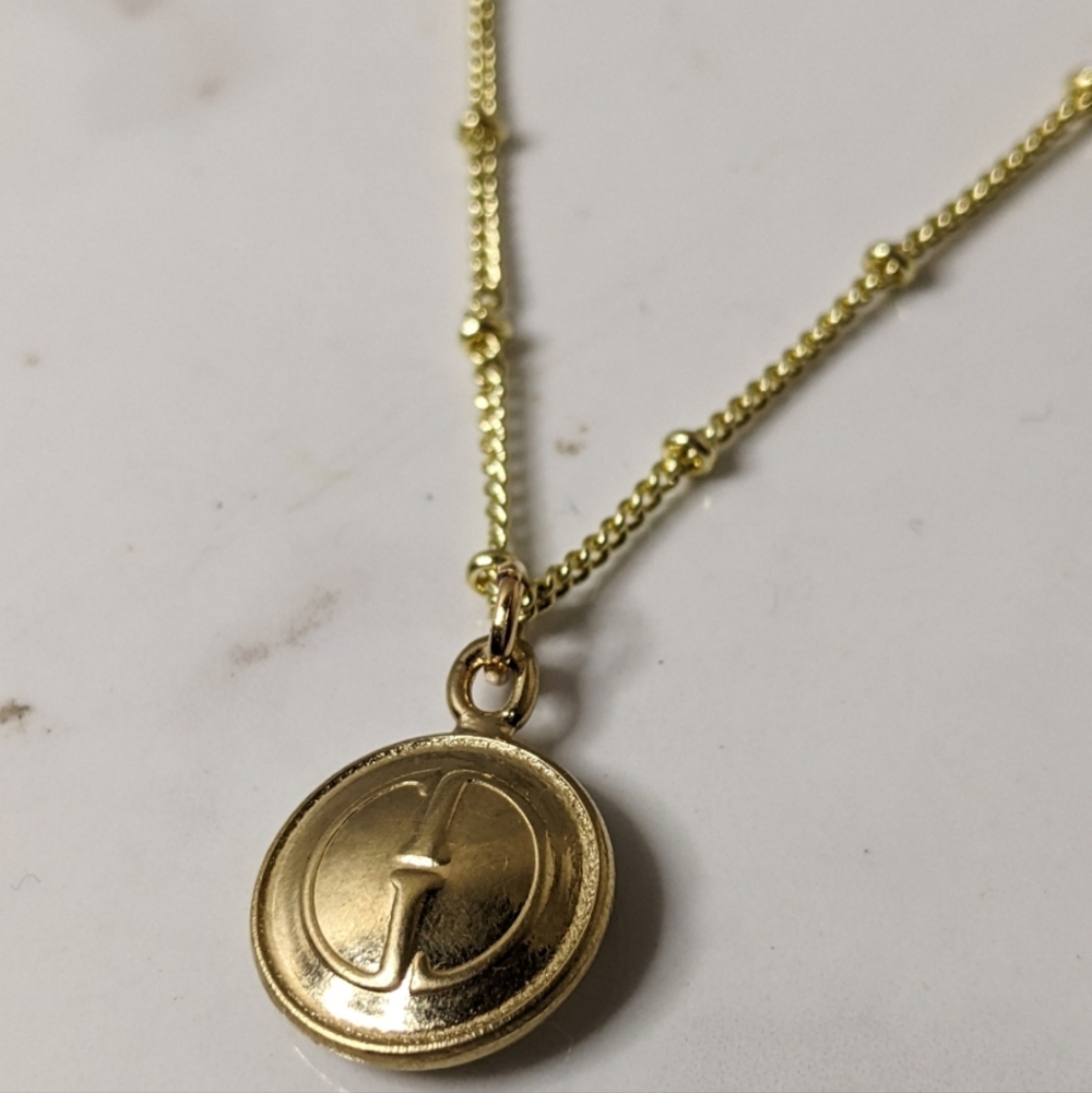 Gucci Zipper Pull Charm Necklace